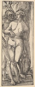 Adán y Eva de Hans Baldung