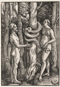 Adán y Eva, c. 1514 de Hans Baldung