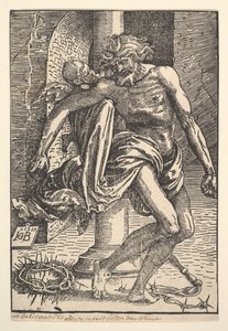 Cristo con los Instrumentos de Tortura Sostenido por un Pequeño Ángel, 1517 de Hans Baldung