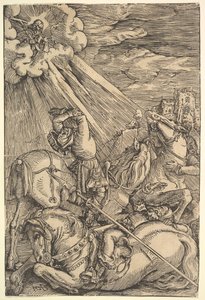 Conversión de Pablo, ca. 1514 de Hans Baldung