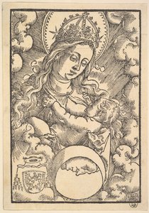 Madonna Lactans, de Enchiridon poeticum de Hans Baldung