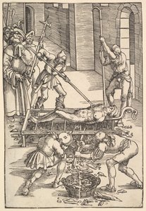 Martirio de San Lorenzo de Hans Baldung