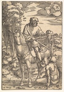 San Martín a caballo de Hans Baldung