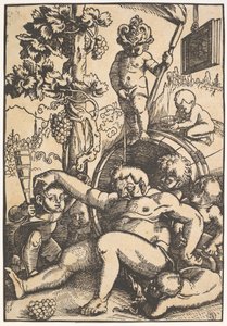 El borracho Baco de Hans Baldung