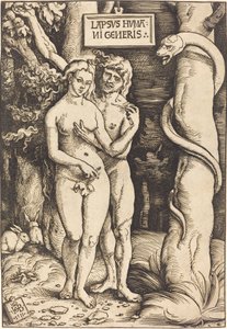 Adán y Eva de Hans Baldung Grien
