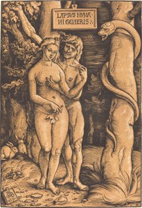 Adán y Eva de Hans Baldung Grien