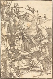 Cristo clavado en la cruz de Hans Baldung Grien