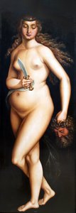 Alemán: Judith mit dem Haupt des Holofernes Judith with the Head of Holophernes de Hans Baldung Grien