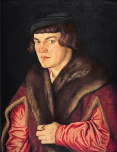 Alemán: Porträt eines Mannes Retrato de un hombre de Hans Baldung Grien