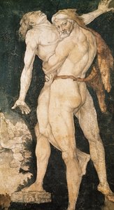 Hércules y Anteo, c.1530 de Hans Baldung Grien