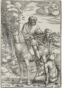 San Martín compartiendo su capa de Hans Baldung Grien