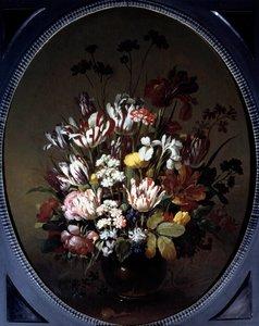 Jarrón de flores de Hans Bollongier