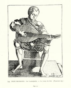 El laudista de Hans Brosamer