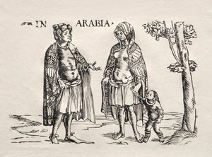 Nativos de Arabia y las Indias de Hans Burgkmair