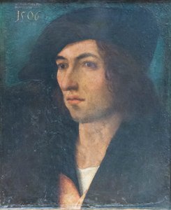 Retrato de un hombre de Hans Burgkmair