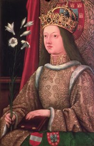 Reina Leonor de Portugal (1434-67) esposa de Federico III (1415-93) de Hans Burgkmair