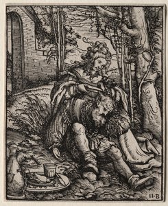 Sansón y Dalila de Hans Burgkmair