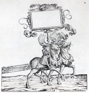 Escena de la Procesión Triunfal de Maximiliano, c.1516-18 de Hans Burgkmair