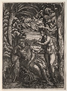 Venus y Mercurio de Hans Burgkmair
