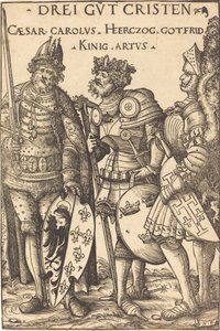 Carlomagno, Arturo y Godofredo