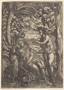 Mercurio y Venus de Hans Burgkmair I