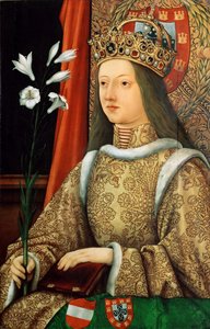 Retrato de Leonor de Portugal 1434-1467, Emperatriz del Sacro Imperio Romano, después de 1468