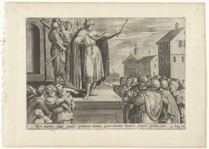 Rechabeam responde al pueblo
Historia de Jeroboam y Rechabeam (título de la serie)
Thesaurus sacrarum historiarum veteris testamenti (...) (título de la serie)