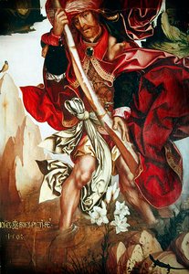 San Cristóbal, 1503 de Hans Fries