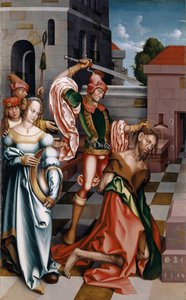 La decapitación de San Juan Bautista, 1514 de Hans Fries