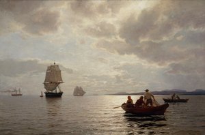 Desde el fiordo de Oslo de Hans Gude