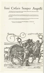 Carroza triunfal del emperador Maximiliano I
Copias según el Carro Triunfal para el Emperador Maximiliano I de Durero (título de la serie)
Triumphalis hic Currus Ad Honorem Invictiss. Ac Gloriosissimi Principis D. Maximiliani Caesaris Semper Augusti conc de Hans Guldenmund