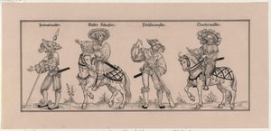 El abogado defensor de Viena de 1529 - basado en una xilografía de Nikolaus Meldemann de Hans Guldenmundt