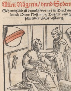 Página del título de New Modelbüch allen Nägerin u. Sydenstickern, 1r, 1556 de Hans Hoffman