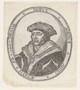 Retrato de Tomás Moro de Hans Holbein (II) (attributed to)