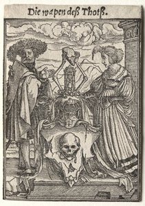 Danza de la muerte: El escudo de armas de la muerte de Hans Holbein