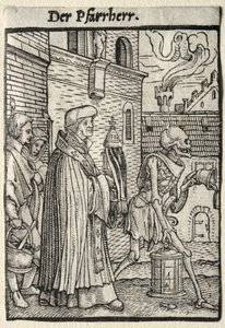 Danza de la Muerte: El Pastor de Hans Holbein