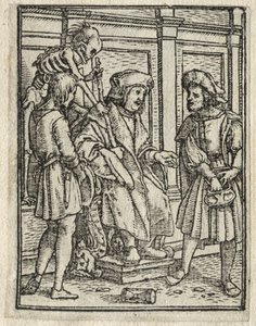 La Danza de la Muerte: El Canónigo o Prebendado, El Juez de Hans Holbein