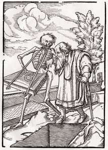La muerte llega al anciano, o el ermitaño, de 