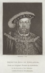 Enrique VIII Rey de Inglaterra de Hans Holbein der Jüngere