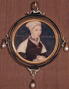 Retrato en miniatura de Jane Small, anteriormente conocida como Sra. Robert Pemberton, c.1540