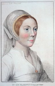 Retrato de Catherine Howard (1520-42) grabado por Francesco Bartolozzi (1727-1815) 1796 de Hans Holbein der Jüngere