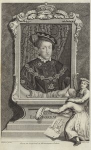 Retrato de Eduardo VI de Inglaterra de Hans Holbein der Jüngere