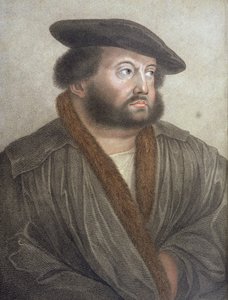 Retrato de Hans Holbein (14978-1543) grabado por Francesco Bartolozzi (1727-1815)