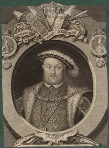 Retrato del Rey Enrique VIII de Inglaterra de Hans Holbein der Jüngere