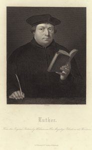 Retrato de Martín Lutero de Hans Holbein der Jüngere