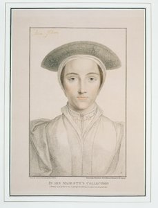 Retrato de la Reina Ana de Cleves (1515-57) grabado por Francesco Bartolozzi (1727-1815) publicado en 1796 de Hans Holbein der Jüngere