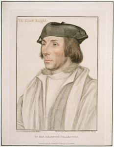 Sir Thomas Elyot, grabado por Francesco Bartolozzi, 1794 de Hans Holbein der Jüngere