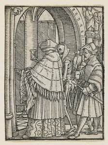 El canónigo de la Danza de la Muerte (Lyon), 1538, 1523-1526 de Hans Holbein der Jüngere