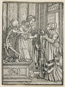 La condesa de la Danza de la Muerte (Lyon), 1538, 1523-1526 de Hans Holbein der Jüngere