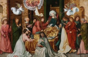 La muerte de la Virgen María de Hans Holbein the Elder